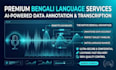 do native bengali audio and data annotation