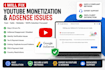 fix youtube monetization and adsense issues in step 2
