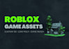 create roblox 3d props, low poly assets and custom asset packs