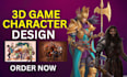 create fantasy character, superhero and miniature character modeling with files