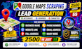 scrape google maps, lead generation, data extraction, and email scraper