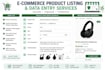 do ecommerce product listing and data entry