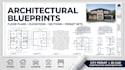 architectural 2d floor plan, electrical, mep and structural city permit drawings