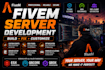 develop your fivem esx server with fivem cinematic trailer video loading screen