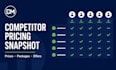 research and compare competitor prices packages and offers