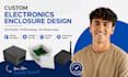 3d printed electronics enclosure, pcb housing, custom iot device case designs