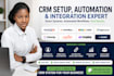 set up hubspot crm monday com automations integrate gohighlevel clickup expert