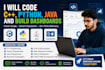 do cpp, python, java assignments and dashboards