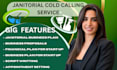 do janitorial cold calling and commercial cleaning lead generation