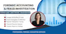 perform forensic accounting, fraud investigation and forensic audit