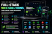 develop a full stack scalable website with latest tech