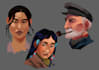 draw stylized 2d character design or fantasy portrait