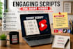 write engaging youtube shorts and instagram reels scripts