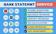 made bank statement made bank statement as you need