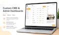 build a custom cms and react next js admin dashboard