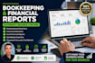 do professional bookkeeping and financial reports