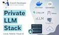deploy a private local llm stack with docker