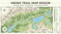create hiking trail map, trekking map, adventure map and national park guide