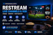 create  best high quality restream, vod, 4k channels, script