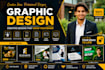 professional graphic design logo flyer poster