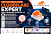 fix cloudflare dns, SSL, security, CDN, and website issues