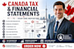 handle financial statement and tax filing in canada