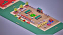 create a 2d or 3d isometric event map, no ai