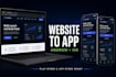 convert your website into an android and ios mobile app