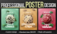 design a custom poster for your project, event or occasion