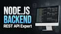 build a secure nodejs express backend and custom rest api