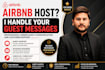 handle airbnb guest messages, bookings and customer support