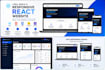 build a responsive react website