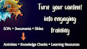 turn your content into engaging employee training