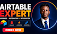 setup airtable database airtable automation, airtable crm expert n8n automation