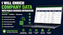 enrich company data with public business information