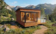 design tiny house, frame house, cabin house, container house, small house