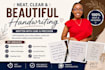 do neat handwritten notes, letters, cards and document copying