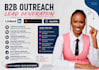 handle your b2b linkedin outreach and cold prospecting