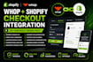 build whop shopify checkout integration payment gateway fix syn custom checkout