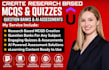 create research based mcqs, question banks, quizzes, ai assessment, elearning