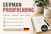 proofread and edit your german text