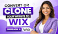 clone wix website copy clone any website to wix website migration clone wix