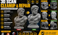 edit 3d file stl scan cleanup repair mesh 3d modify, optimize 3d model printing