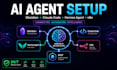 setup obsidian vault second brain claude code hermes agent jarvis ai n8n mcp vps