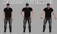 create realistic 3d vtuber model, gmod, vrchat avatar with full body tracking