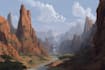 fantasy concept landscape illustrations
