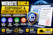 prepare website dmca, copyright and content removal reports