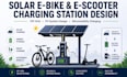 solar powered e bike and e scooter charging station electrical design