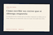 escritura creativa y redacción