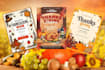 create a thanksgiving event party flyer design for you